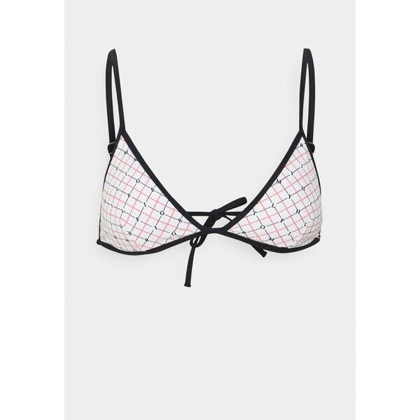 Tommy Hilfiger TRIANGLE FIXED Góra od bikini white TO181J039