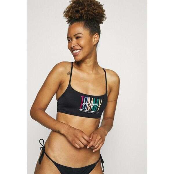 Tommy Hilfiger MIAMI LOGO BRALETTE Góra od bikini desert sky TO181J03B
