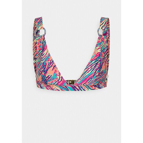 Wolf & Whistle RING DETAIL PRINTED TRIANGLE Góra od bikini multi WOC81J00I