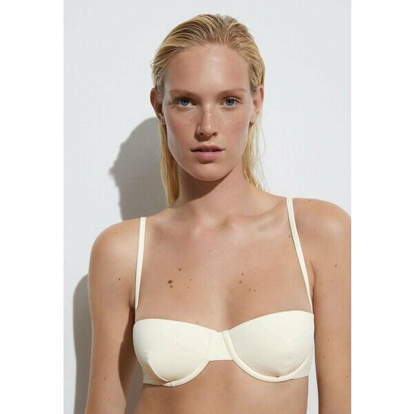 OYSHO SLIM Góra od bikini light yellow OY181J09N