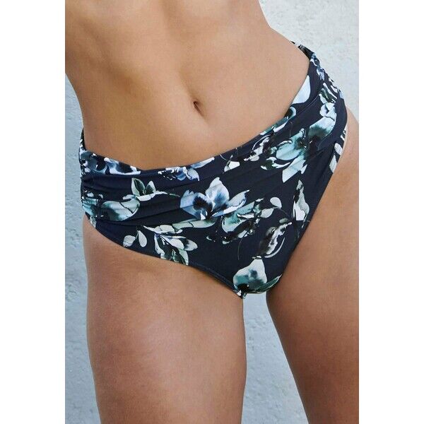 Next TEXTURE ROLL Dół od bikini dark blue NX381I022