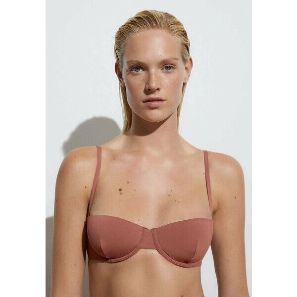 OYSHO SLIM Góra od bikini brown OY181J09N