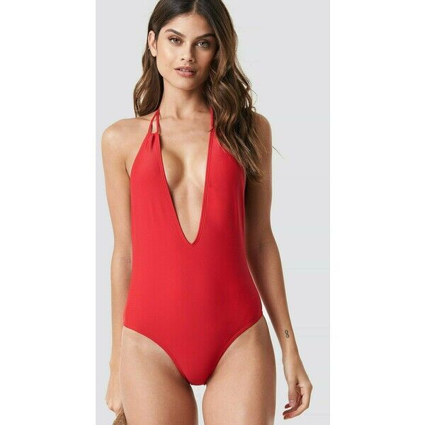 NA-KD Kostium kąpielowy red NAA81G00G