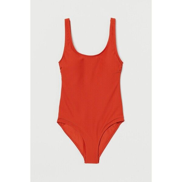 H&M Kostium kąpielowy 0559633001 Pomarańczowy