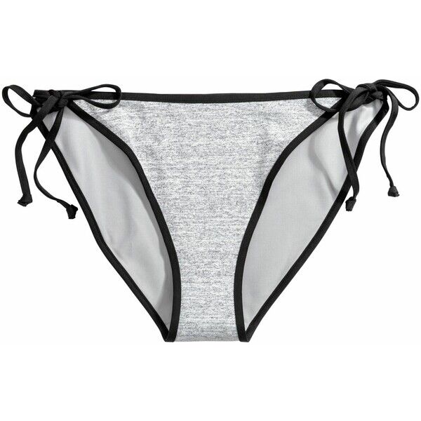 H&M Dół od kostiumu 0566140004 Jasnoszary melanż