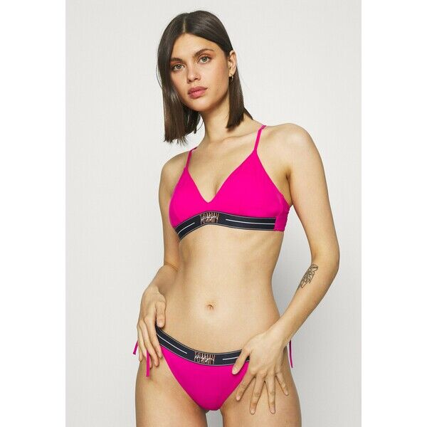 Tommy Hilfiger MIAMI TRIANGLE FIXED Góra od bikini eccentric magenta TO181J036