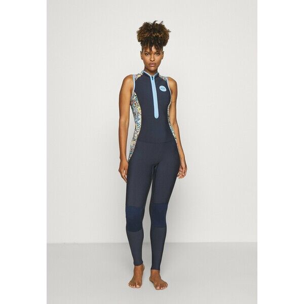Roxy MARINE BLOOM LONG Kostium kąpielowy dark navy/allure/sulphur RO581N02T