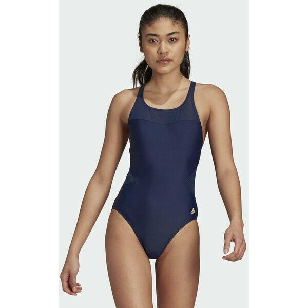 adidas Performance SH3.RO WORK IN PROGRESS S SWIM SPORTS MUST HAVES PRIMEBLUE NYLON SWIMSUIT Kostium kąpielowy blue AD581G076