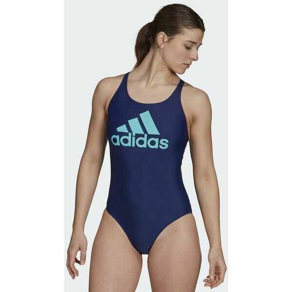 adidas Performance Kostium kąpielowy blue AD581G075