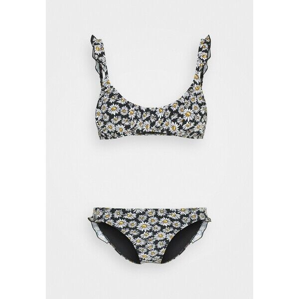 Cotton On Body CROP BRALETTE FULL SET Bikini black C1R81L013
