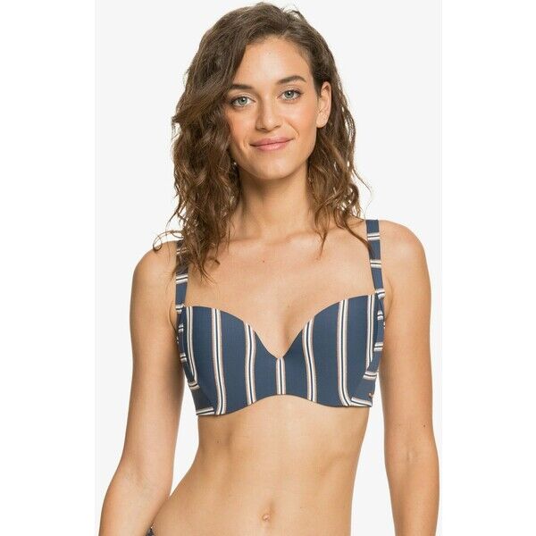 Roxy MOONLIGHT SPLASH Góra od bikini mood indigo will stripes lurex RO541I04M