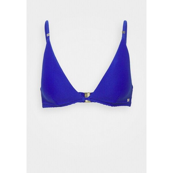 Tommy Hilfiger SOLIDS TRIANGLE FIXED Góra od bikini sapphire blue TO181J02I