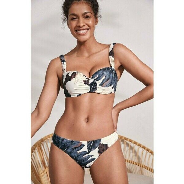 Next Dół od bikini off-white NX381I054