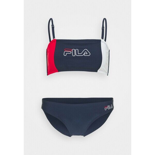 Fila YAMUNA SET Bikini black iris/bright white/true red 1FI81L004