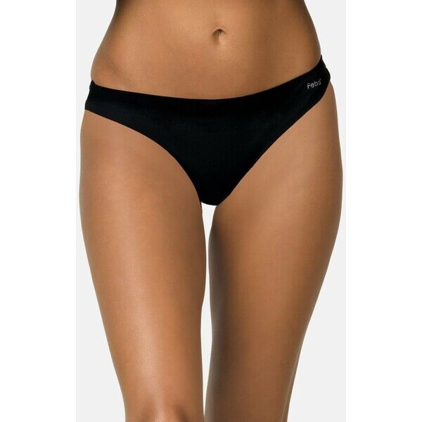 Feba Swimwear Dół od bikini brazyliany czarne FEP81I00S