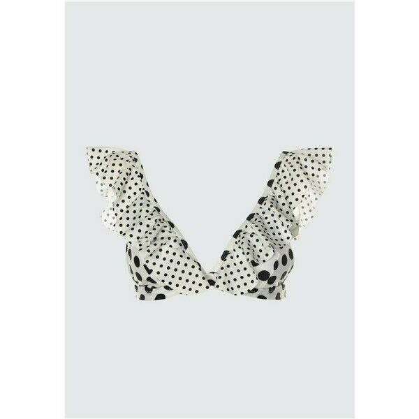 Trendyol Góra od bikini white TRU81J00M