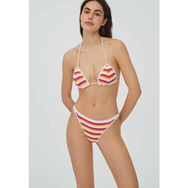PULL&BEAR Dół od bikini orange PUC81I013