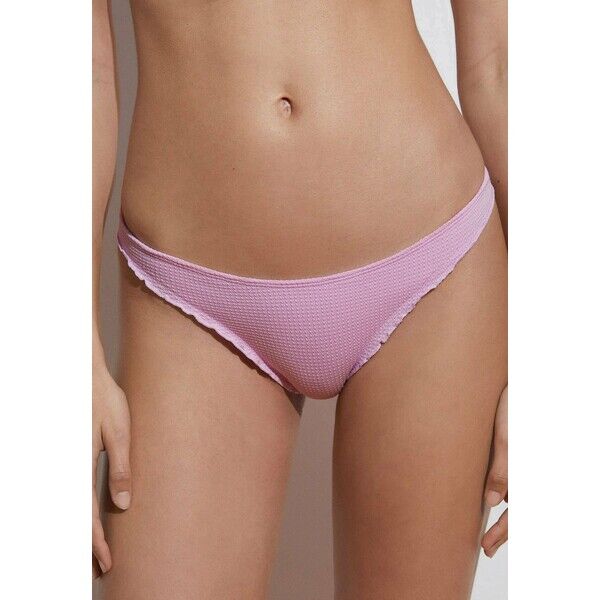 OYSHO SEAMLESS CURLING BRAZILIAN Dół od bikini light pink OY181I0GP