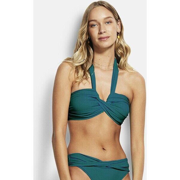 Seafolly OBERTEIL Góra od bikini peacock blue S1921E008