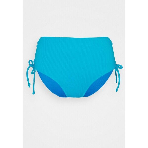 We Are We Wear ANTONIA REVERSIBLE HIGHWAIST PANT Dół od bikini powder blue/sea blue WEJ81I008