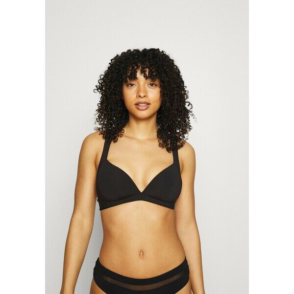 JETS Australia JETSET MOULDED HALTER Góra od bikini black JEC81J00D