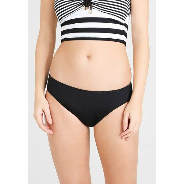 Lauren Ralph Lauren SOLID HIPSTER LOGO PLATE Dół od bikini black L4281I002