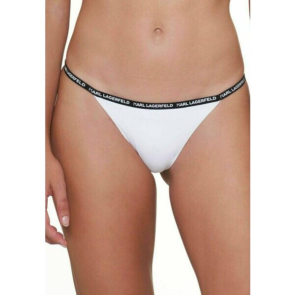 KARL LAGERFELD Dół od bikini white K4881I00H