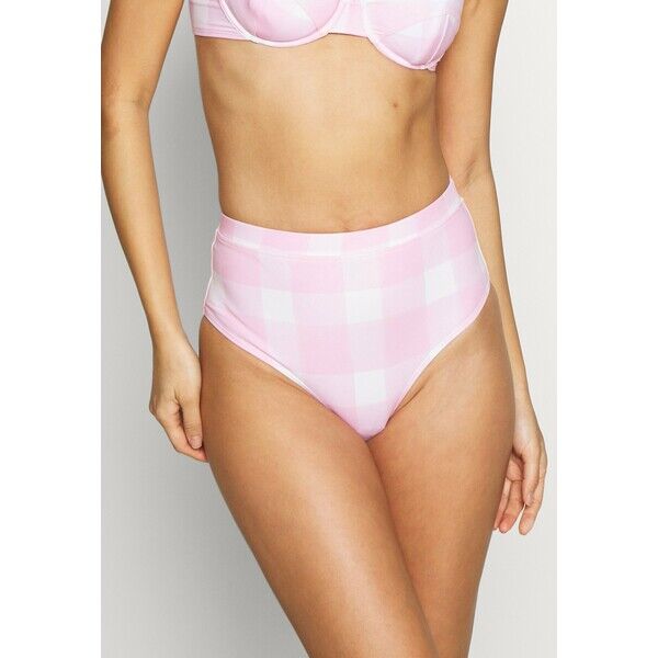 Solid & Striped THE LILO BOTTOM PAINTED GINGHAM Dół od bikini cloud pink QS681I00X
