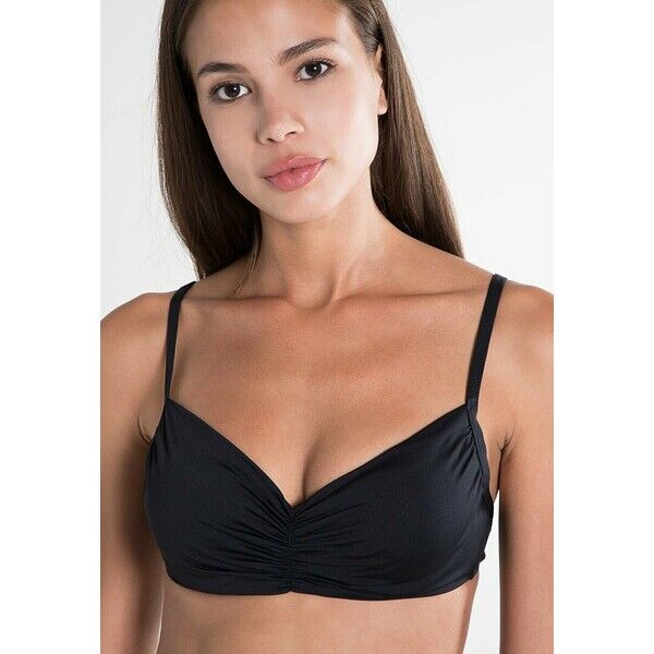 Lauren Ralph Lauren BEACH CLUB SOLIDS OTS UW BRA BLACK, 4 Góra od bikini black L4281J00O