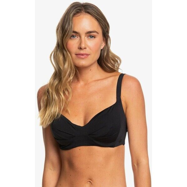 Roxy MIT KÖRBCHENGRÖSSE D Góra od bikini true black RO581A00C