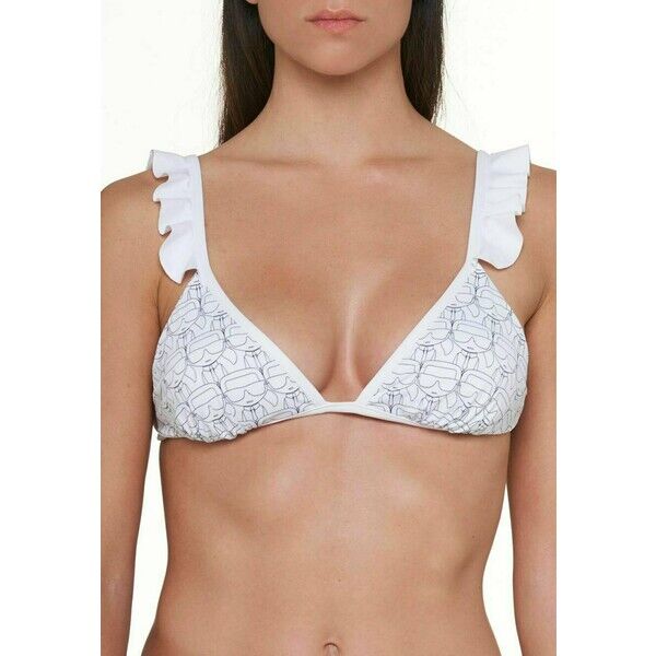 KARL LAGERFELD Góra od bikini white K4881A006