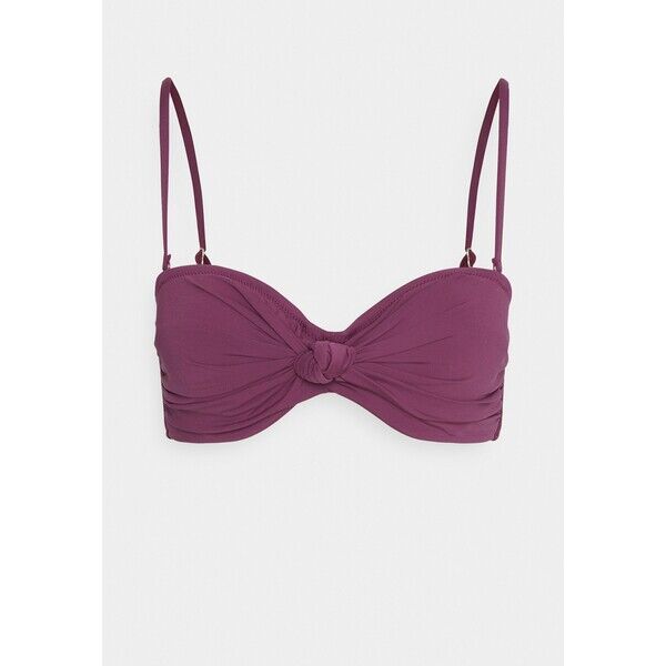 Rhythm KNOTTED BANDEAU Góra od bikini plum 2RH81J00S