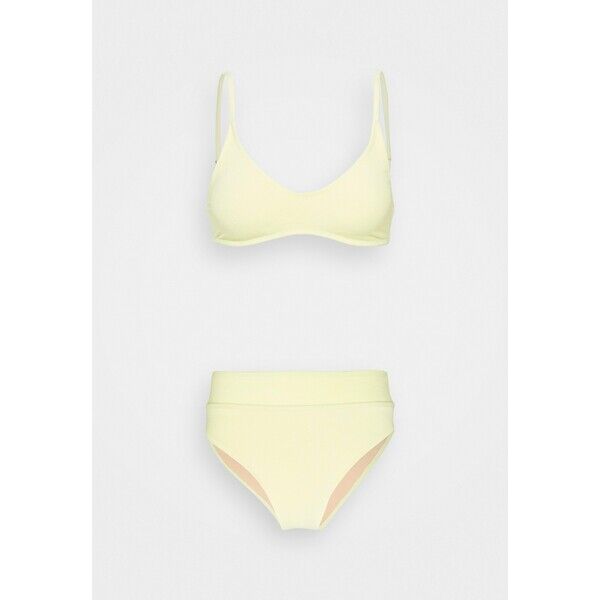 Cotton On Body CROP HIGHWAISTED CHEEKY SET Bikini lemon terry C1R81L011