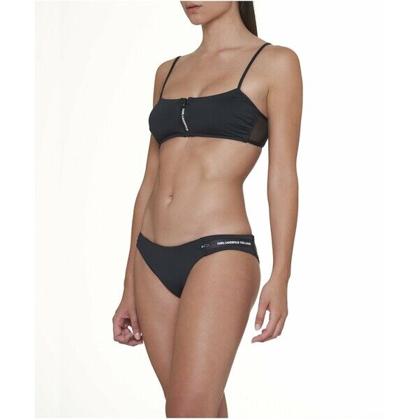 KARL LAGERFELD Dół od bikini black K4881I006