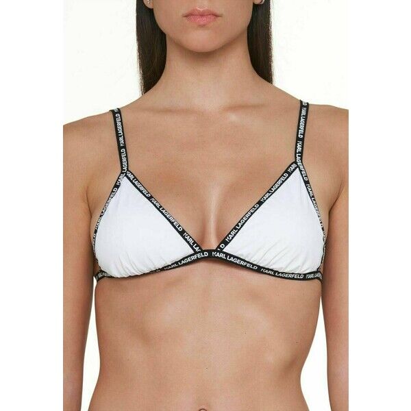 KARL LAGERFELD Góra od bikini white K4881J00E