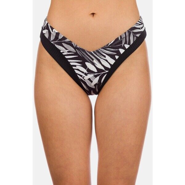 Hurley PARTY PALM MOD Dół od bikini black HU881I007