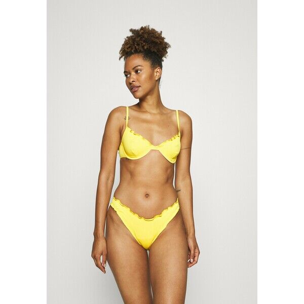 Missguided LETTUCE EDGE UNDERWIRED Bikini yellow M0Q81L03E