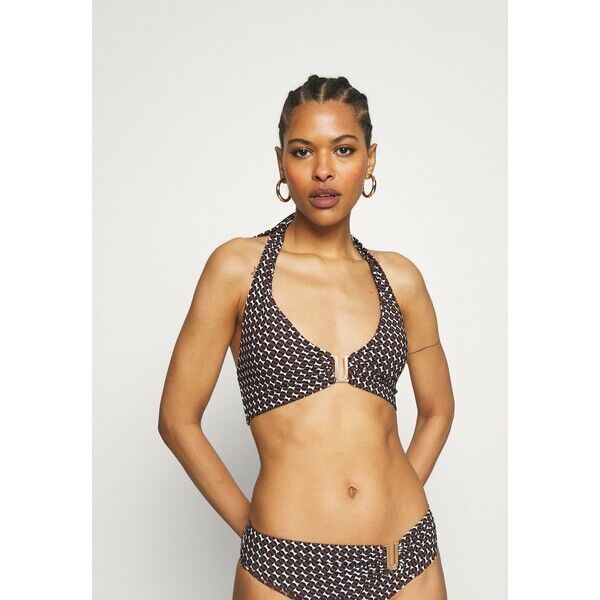 JETS Australia COCO TULUM HALTER Góra od bikini black JEC81J00H