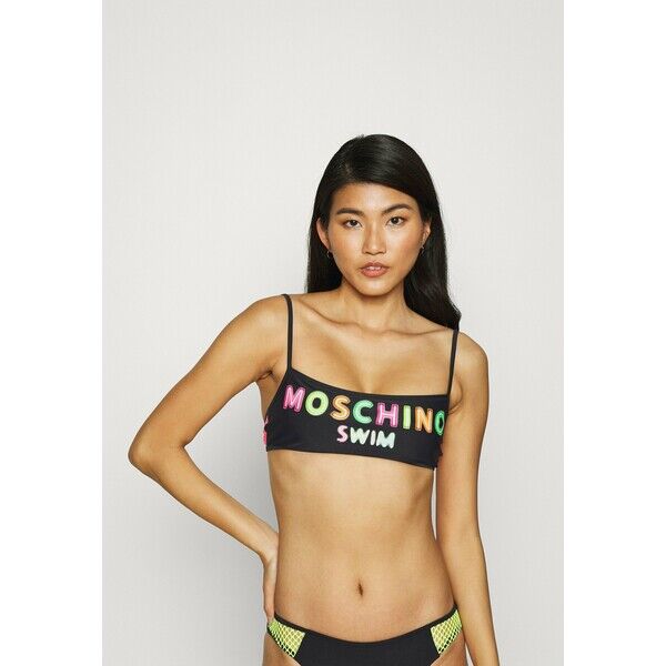 MOSCHINO SWIM BANDEAU Góra od bikini black M0581J00J