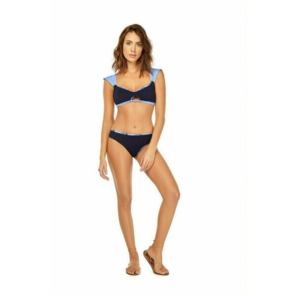 Cosita Linda MINI BLOSSOM DRAPED Góra od bikini blue C6J81J003