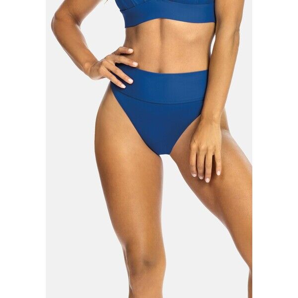 Feba Swimwear Dół od bikini kobaltowe wysoki stan FEP81I015