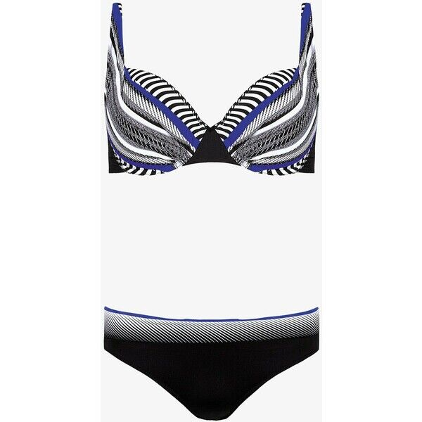 Feba Swimwear SET Bikini dwuczęściowy geometryczne pasy FEP81L00V