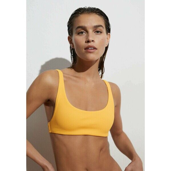 OYSHO Góra od bikini mustard yellow OY181J09I