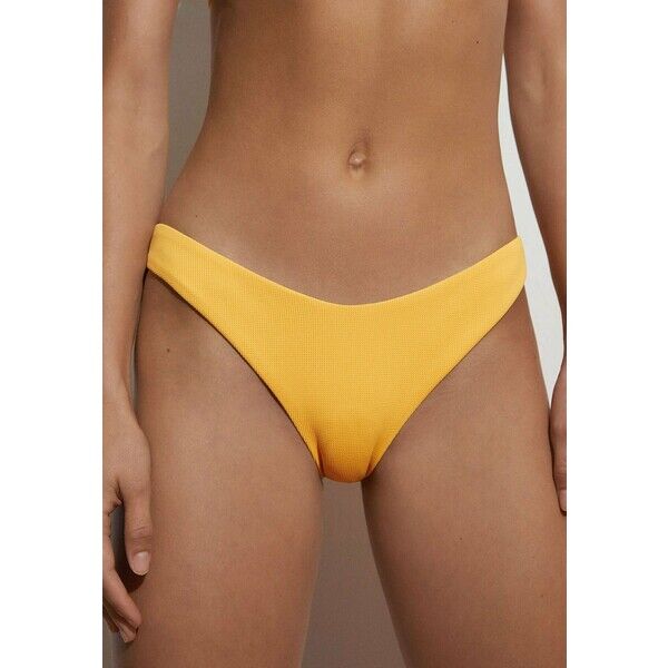 OYSHO HOCH GESCHNITTENER Dół od bikini yellow OY181I0J5