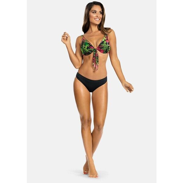 Feba Swimwear Dół od bikini klasyczny krój czarne FEP81I014