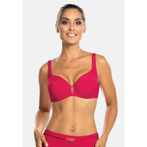 Feba Swimwear Góra od bikini kolor malinowy FEP81J00T