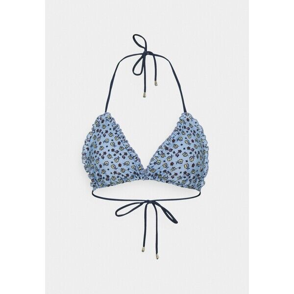 Becksöndergaard DAMITA FRILL Góra od bikini forever blue B1281J006