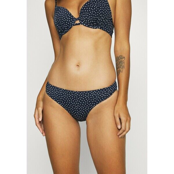 Marks & Spencer London MINI SPOT HIGH Dół od bikini navy mix QM481I009