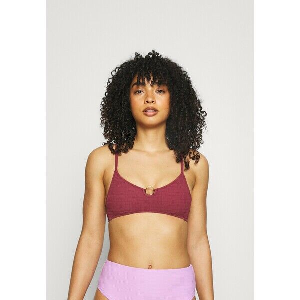 watercult WATERCULT SOLID CRUSH Góra od bikini deepest ruby WC381J00Z