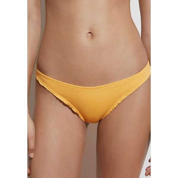 OYSHO SEAMLESS CURLY CLASSIC Dół od bikini yellow OY181I0GO